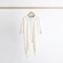 Load image into Gallery viewer, Blue Baby Sleepsuits 3 Pack (0-18mths)

