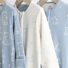 Load image into Gallery viewer, Blue Baby Sleepsuits 3 Pack (0-18mths)
