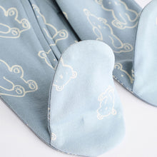 Load image into Gallery viewer, Blue Baby Sleepsuits 3 Pack (0-18mths)
