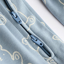 Load image into Gallery viewer, Blue Baby Sleepsuits 3 Pack (0-18mths)

