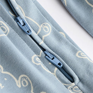 Blue Baby Sleepsuits 3 Pack (0-18mths)