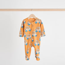Load image into Gallery viewer, Bright Baby 2 Way Zip Sleepsuits 3 Pack
