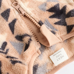Neutral Baby Zip Fleece Sleepsuit