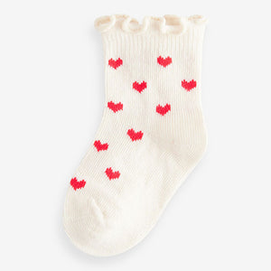 Red Cherry Baby Socks 5 Pack (0mths-2yrs)