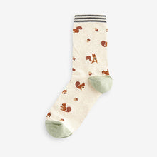 Load image into Gallery viewer, Autumn Animals Ankle Socks 5 Pack
