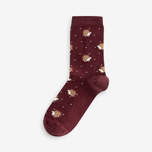 Load image into Gallery viewer, Autumn Animals Ankle Socks 5 Pack
