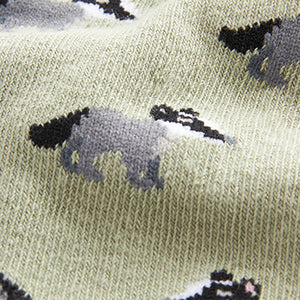 Autumn Animals Invisible Socks 5 Pack