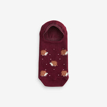 Load image into Gallery viewer, Autumn Animals Invisible Socks 5 Pack
