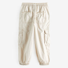 Load image into Gallery viewer, Stone 100% Cotton Parachute Cargo Trousers (3-12yrs)
