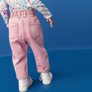 Pink Mom Jeans (3mths-5-6yrs)