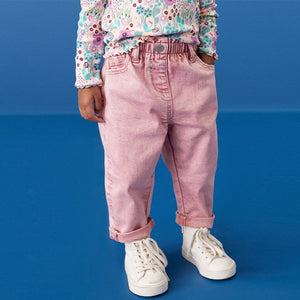 Pink Mom Jeans (3mths-5-6yrs)