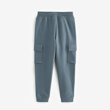 Load image into Gallery viewer, Mid Blue Slim Fit Cargo Rich Joggers (3-12yrs)
