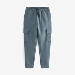 Mid Blue Slim Fit Cargo Rich Joggers (3-12yrs)