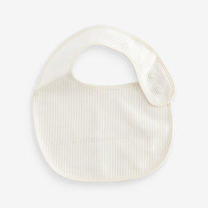 Blue/Cream Baby Bibs 3 Pack