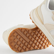 Load image into Gallery viewer, White Elastic Lace Chunky Trainers
