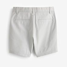 Load image into Gallery viewer, Light Grey 100% Cotton Chino Shorts (3-12yrs)
