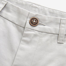 Load image into Gallery viewer, Light Grey 100% Cotton Chino Shorts (3-12yrs)
