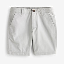 Load image into Gallery viewer, Light Grey 100% Cotton Chino Shorts (3-12yrs)
