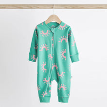 Load image into Gallery viewer, Multi Baby Footless Sleepsuit With Zip 3 Pack (0-6-9mths)
