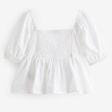 Load image into Gallery viewer, White Cut-Out Detail Blouse (3-12yrs)
