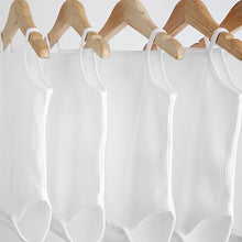 Load image into Gallery viewer, White 5 Pack Baby 100% Cotton Strappy Bodysuits
