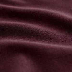 Burgundy Red Relaxed Fit Smart Soft Touch Heavyweight T-Shirt