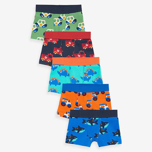 Bright Primary Print Trunks 5 Pack