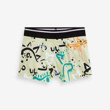 Load image into Gallery viewer, Dino Graffiti Print Trunks 7 Pack
