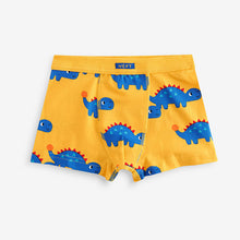 Load image into Gallery viewer, Dinosaur Print Soft Waistband Trunks 7 Pack
