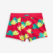 Load image into Gallery viewer, Dinosaur Print Soft Waistband Trunks 7 Pack
