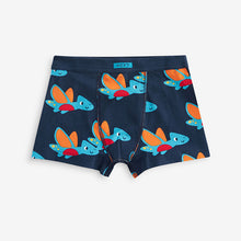 Load image into Gallery viewer, Dinosaur Print Soft Waistband Trunks 7 Pack
