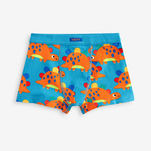 Load image into Gallery viewer, Dinosaur Print Soft Waistband Trunks 7 Pack
