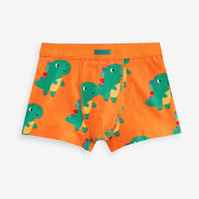 Load image into Gallery viewer, Dinosaur Print Soft Waistband Trunks 7 Pack
