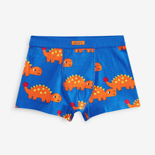 Load image into Gallery viewer, Dinosaur Print Soft Waistband Trunks 7 Pack
