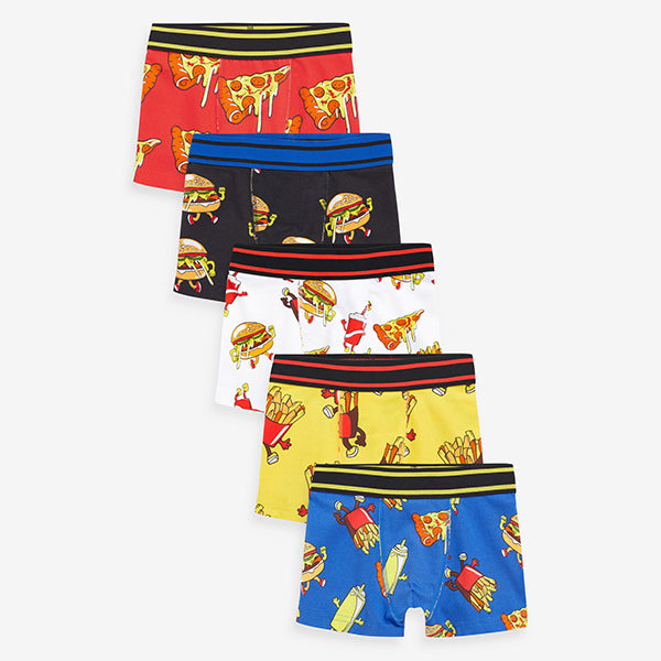 Fast Food Print Trunks 5 Pack (3-12yrs)