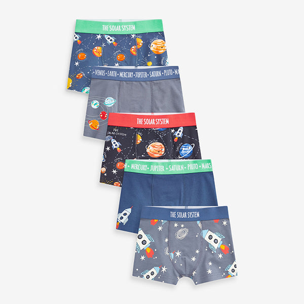 Space Print Trunks 5 Pack