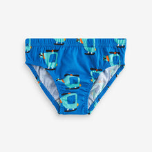 Load image into Gallery viewer, Bright Primary Print 100% Cotton Briefs 5 Pack
