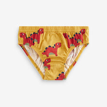 Load image into Gallery viewer, Bright Primary Print 100% Cotton Briefs 5 Pack
