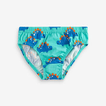 Load image into Gallery viewer, Bright Primary Print 100% Cotton Briefs 5 Pack
