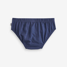 Load image into Gallery viewer, Blue Tonal 100% Cotton Briefs 10 Pack
