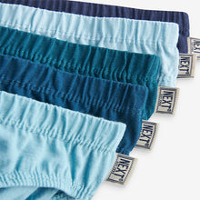 Load image into Gallery viewer, Blue Tonal 100% Cotton Briefs 10 Pack
