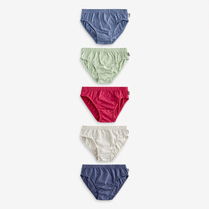 Muted Brights Briefs 5 Pack