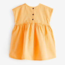 Load image into Gallery viewer, Orange Boxy Cotton Dress (3mths-5-6yrs)
