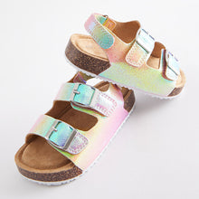 Load image into Gallery viewer, Multi Corkbed Two Strap Sandals
