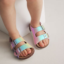 Load image into Gallery viewer, Multi Corkbed Two Strap Sandals
