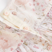 Load image into Gallery viewer, Pink Floral Baby Party Frill Sleeve Dress (0mths-12-18mt)
