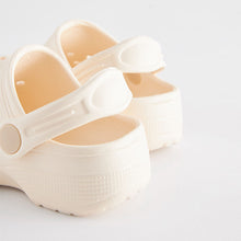 Load image into Gallery viewer, White Neutral Clogs
