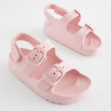 Load image into Gallery viewer, Pink Two Strap Sandals
