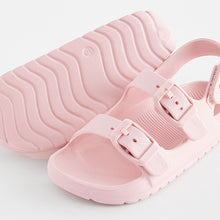 Load image into Gallery viewer, Pink Two Strap Sandals
