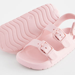 Pink Two Strap Sandals